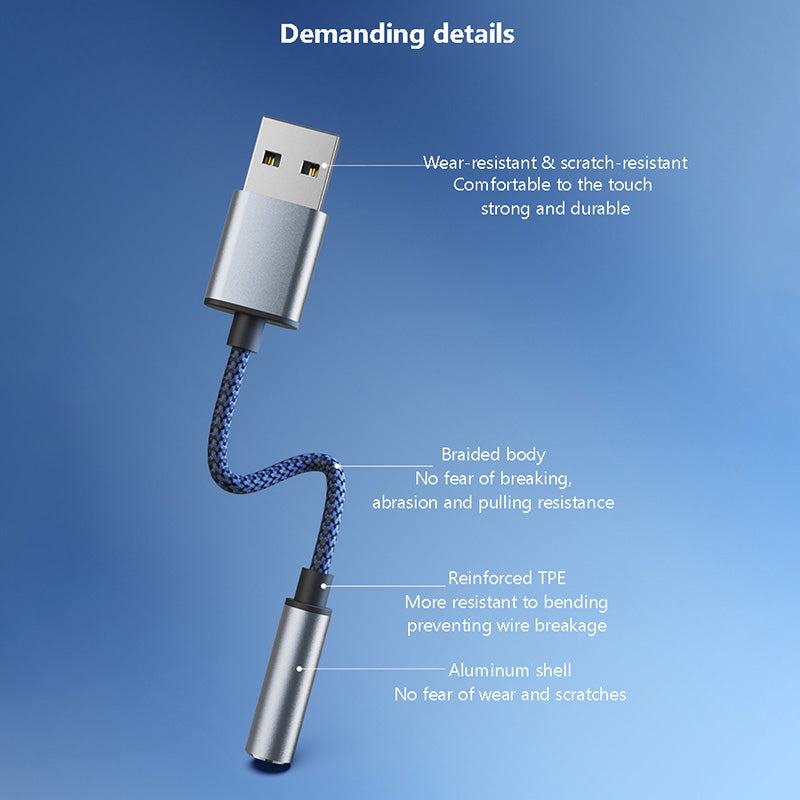 USB to 3.5mm Jack Audio Adapter USB to Headphone and Microphone Jack Aux Adapter Stereo Sound Card Adapter USB to 3.5mm Jack Audio Adapter USB to Headphone and Microphone Jack Aux Adapter Stereo Sound Card Adapter